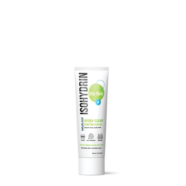 ISOHYDRIN HYDRA-CLEAR PURIFYING FACE GEL ACNE PRONE SKIN CARE 50ML
