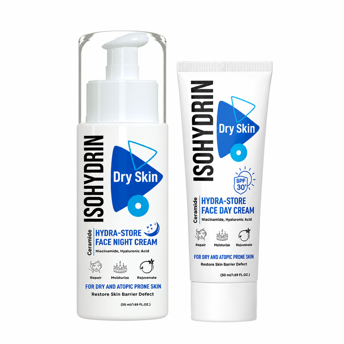 Isohydrin hydra store day and night cream
